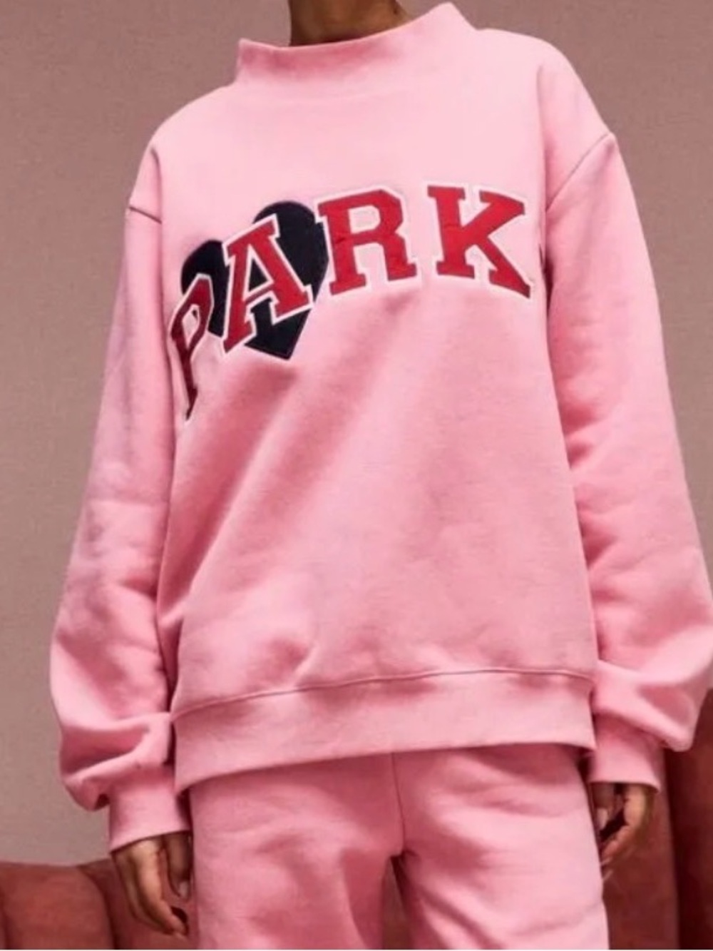 RARE PARKE DENIM VALENTINE’S DAY MOCKNECK NWB